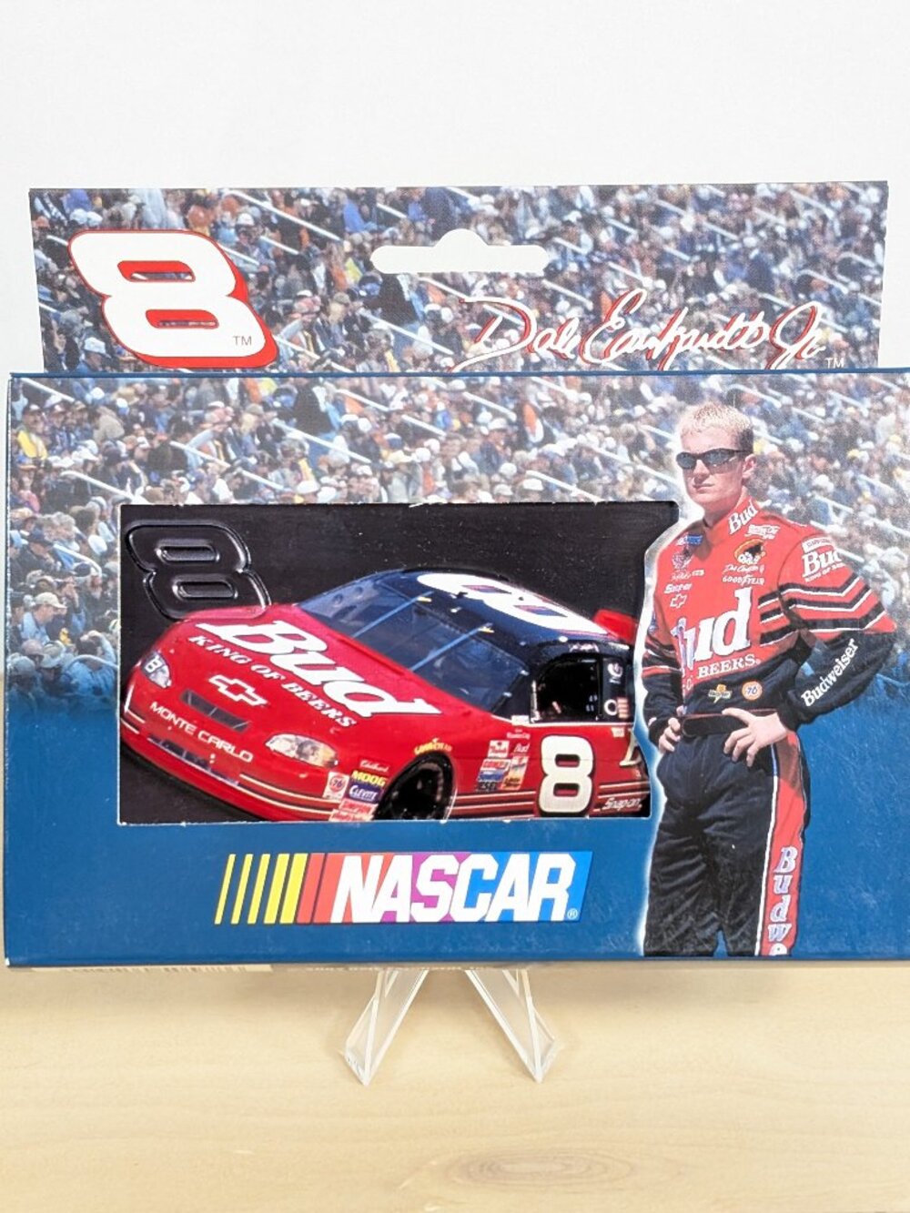 Dale Earnhardt Jr. playing card set with tin